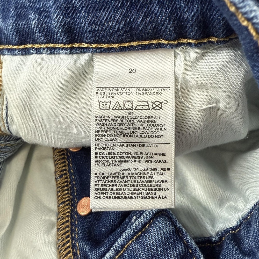Old Navy Jeans Womens 20 Extra High Rise Sky-Hi Straight Secret Smooth Pockets - Picture 5 of 9